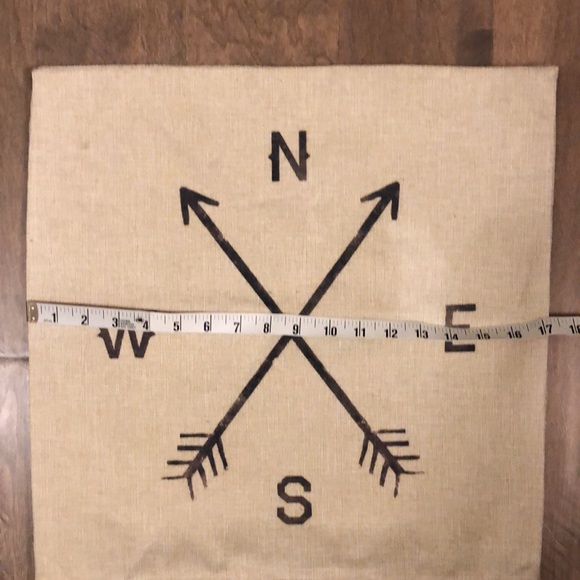 Directions pillow cover - Picture 3 of 5